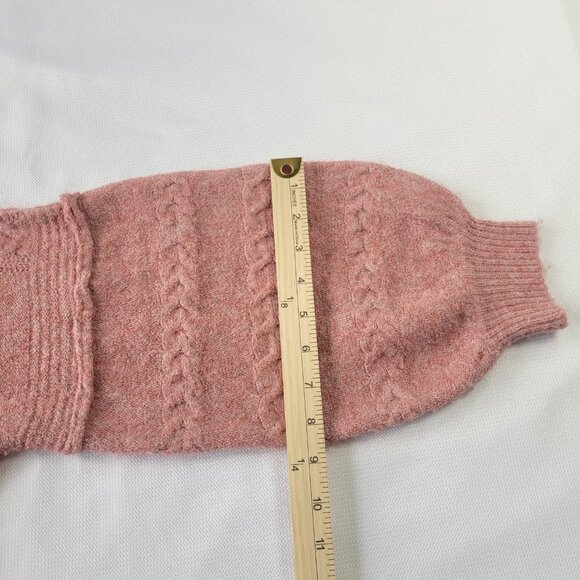 Max Edition boat neck pink oversized sleeves pullover sweater size M - Picture 6 of 8